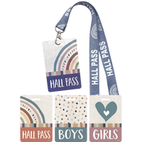 Everyone is Welcome Hall Pass Lanyards