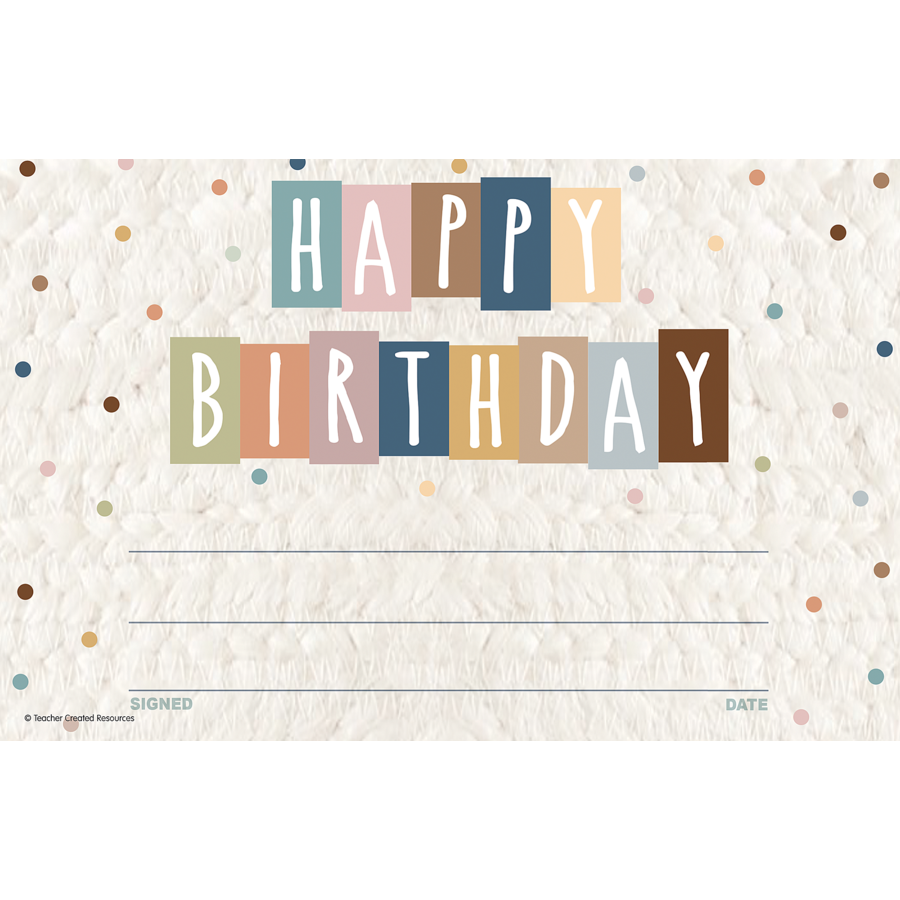 Everyone is Welcome Happy Birthday Awards