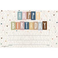Everyone is Welcome Happy Birthday Awards