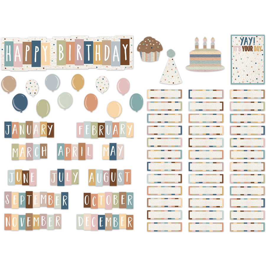 Everyone is Welcome Happy Birthday Mini Bulletin Board