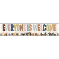 Everyone is Welcome Helping Hands Banner