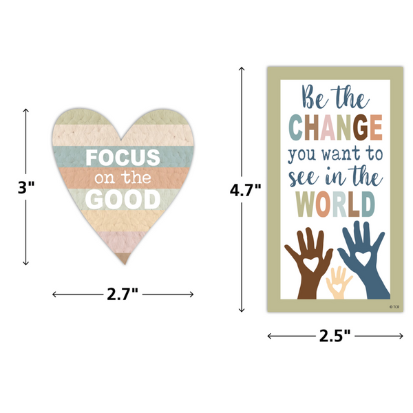 Everyone is Welcome Magnetic Positive Sayings