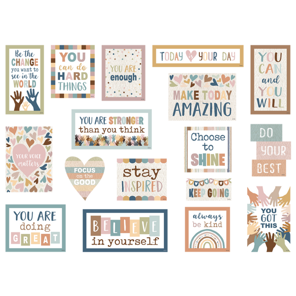 Everyone is Welcome Magnetic Positive Sayings