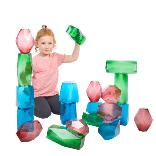 Excellerations Giant Stacking Gems Set of 20