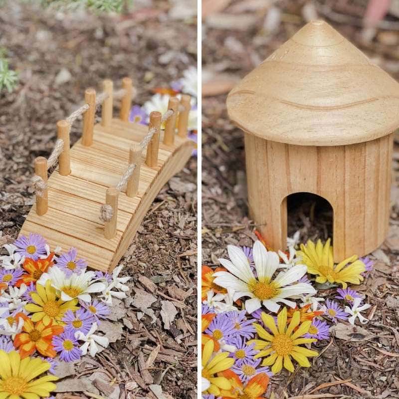 Explore Nook Wooden Bridge & Hut Collection