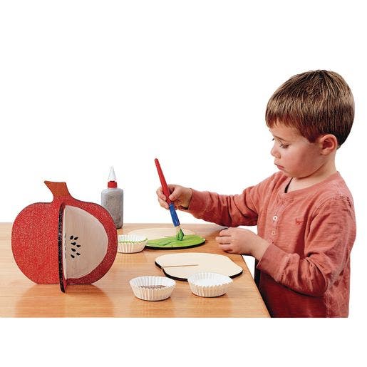 Ez Build DYO 3D Wood Pumpkin 6 pc