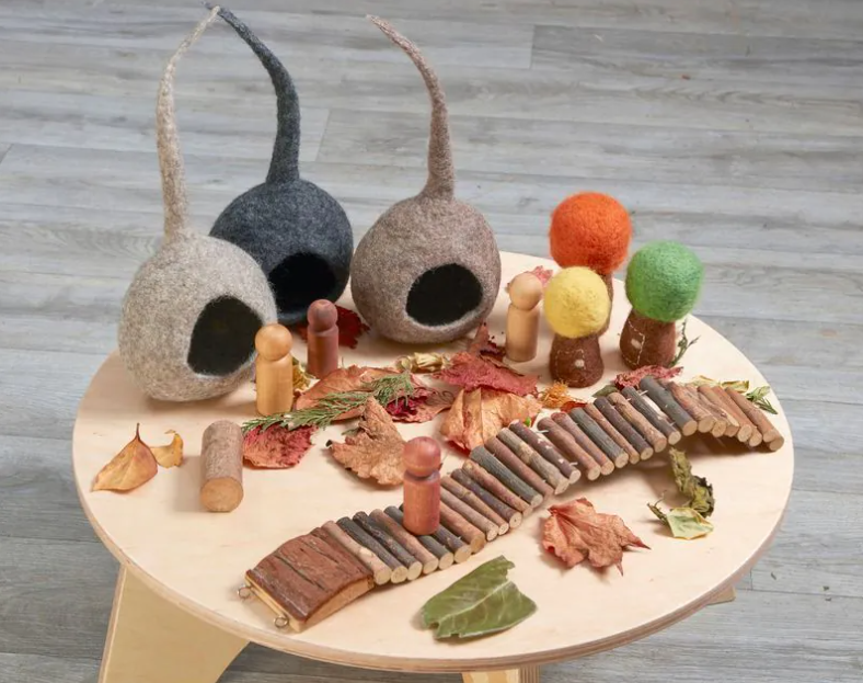 Fairy Tale Felt Houses Trio