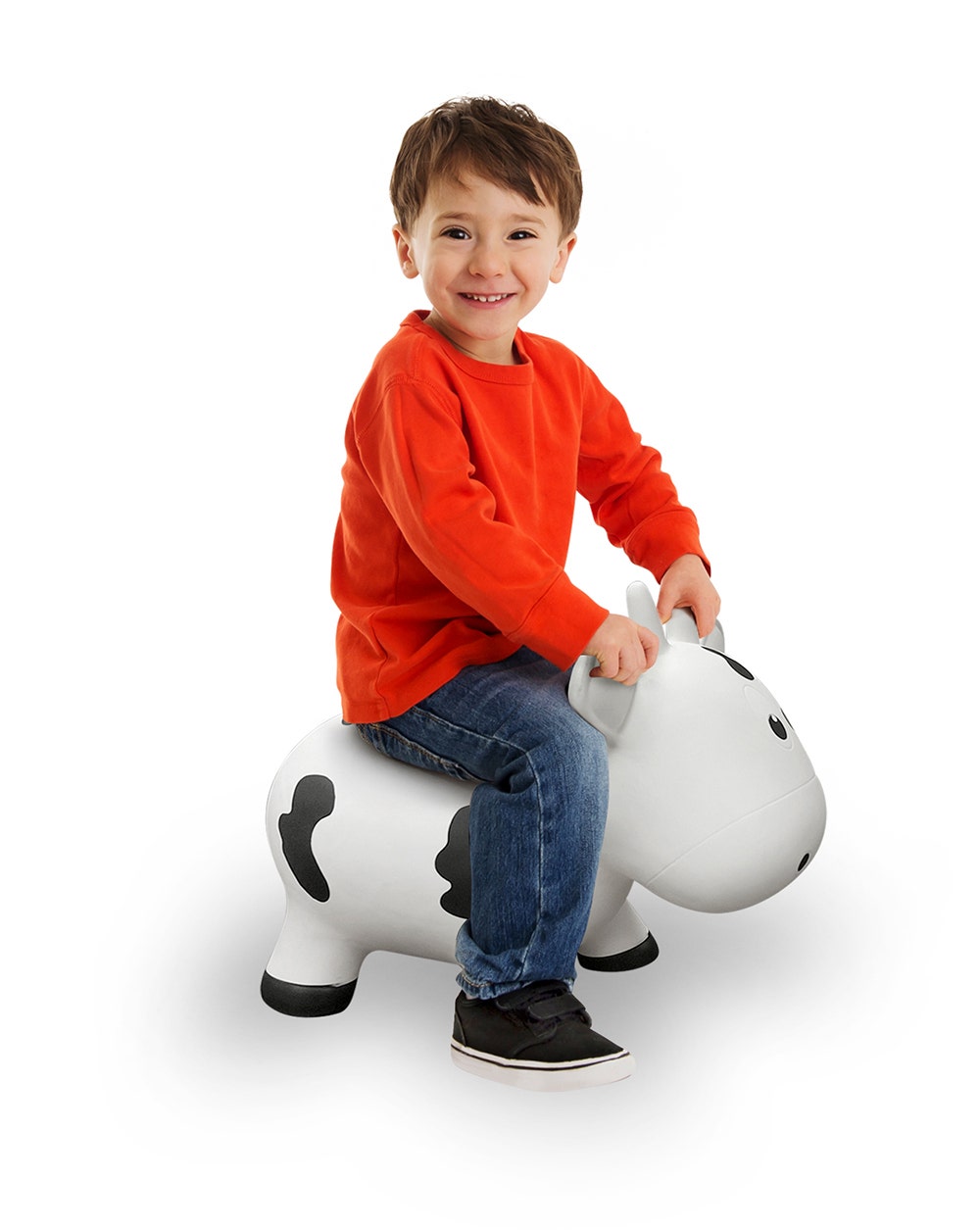 Farm Hoppers Cow White