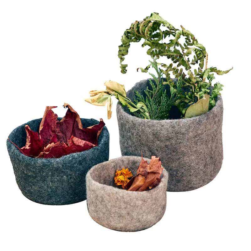 Felt Nesting Bowls Set of 3