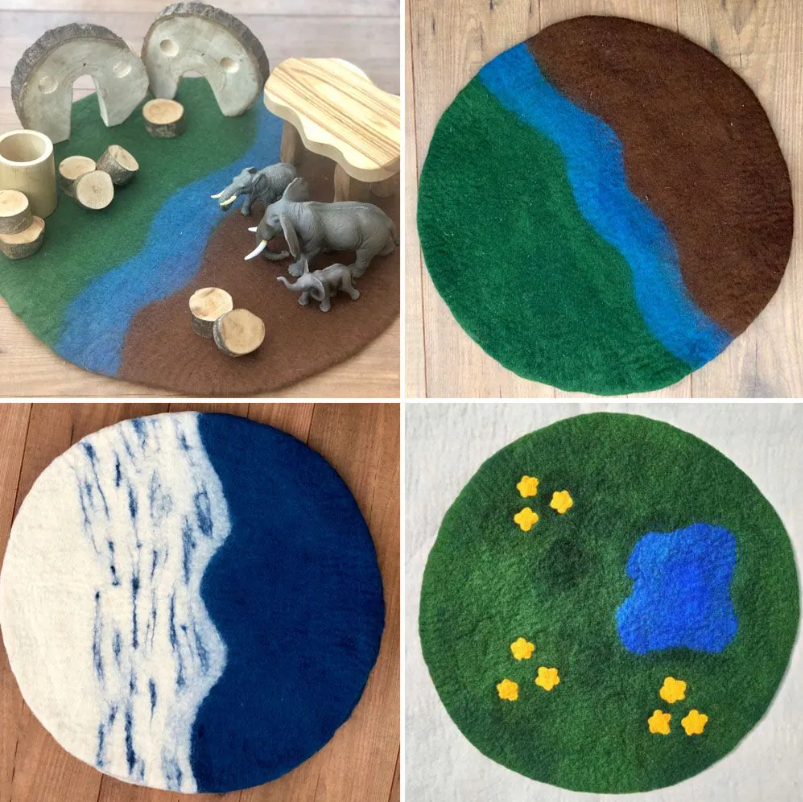 Felt Scenery Mats 3pk