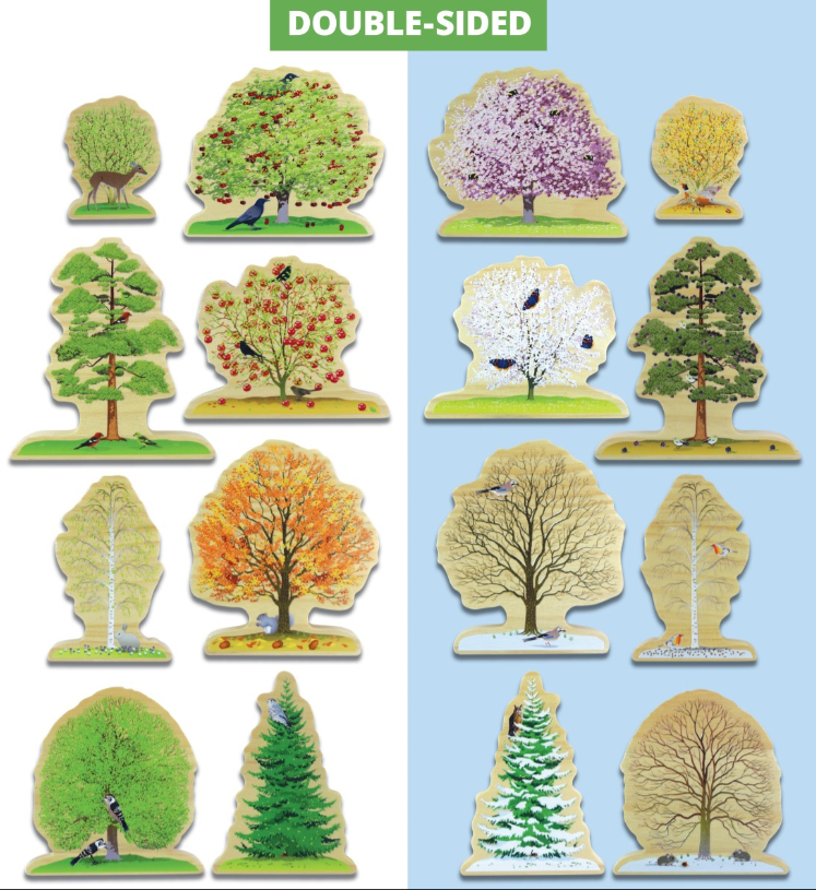Four Seasons Trees Wooden Play Sets
