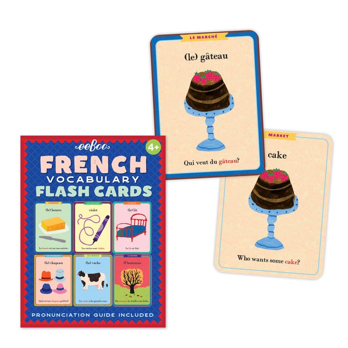 French Flash Cards by eeboo