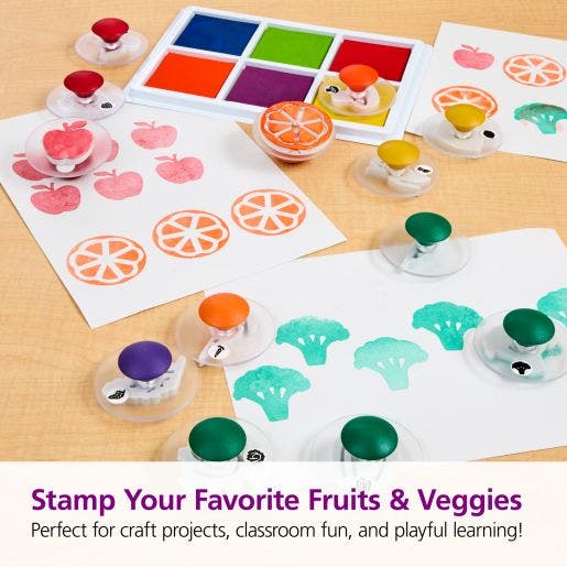 Fruit & Vegetable Stampers Set of 14