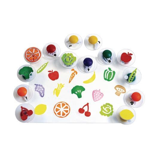 Fruit & Vegetable Stampers Set of 14