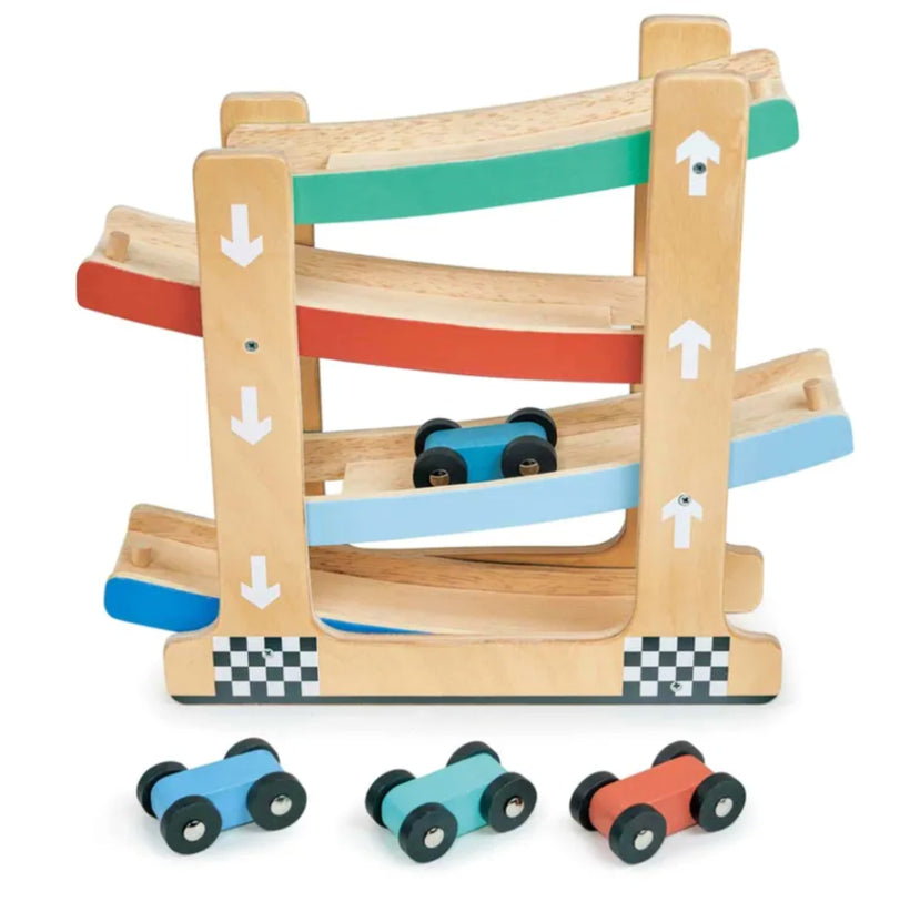 Wooden Ramp Racer Toy
