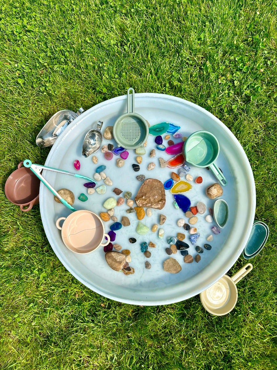 Green Bean Pot-Sieve-Pan 7 Pcs