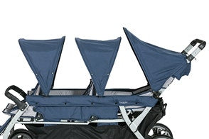 Navy and Grey Jamboree 6-Passenger Stroller