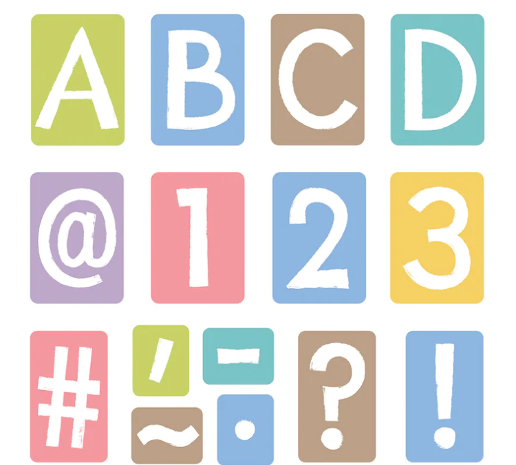 Good to Grow Garden Path 4in Tiles Uppercase Ready Letters