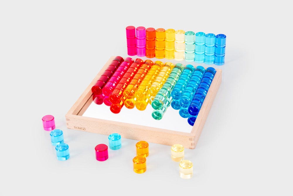 Gem Circle Mirror Tray 100 pc