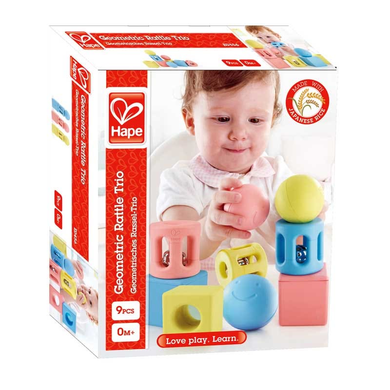 Geometric Rattle Trio by Hape
