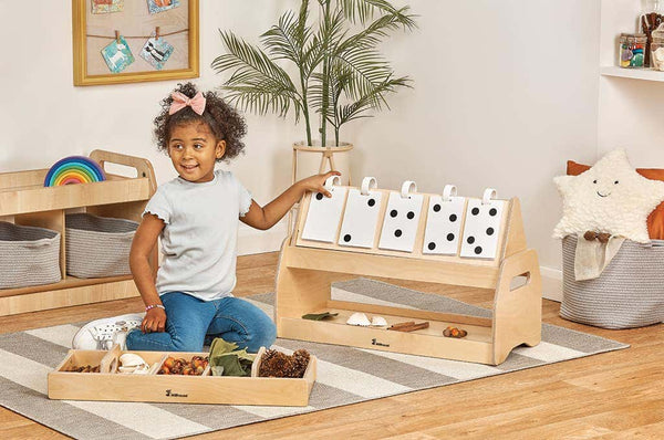 Giant Wooden Flip with Stand and Sorting Tray