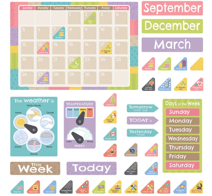 Good to Grow Calendar Bulletin Board Set