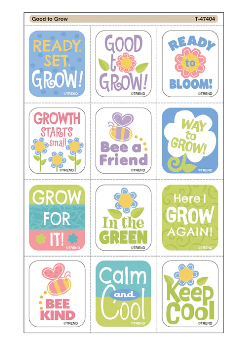 Good to Grow Tear and Share Stickers