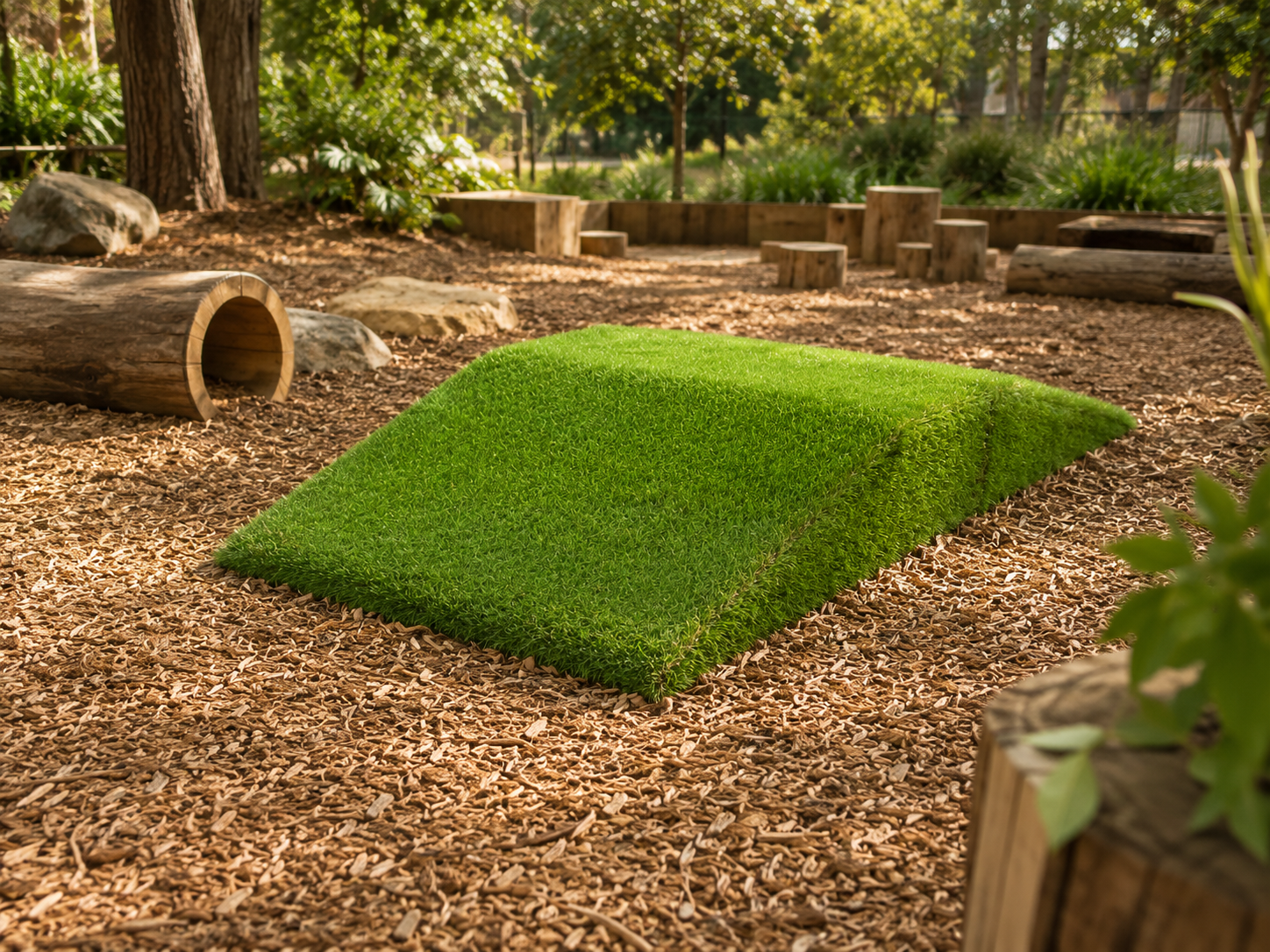 Grass Ramp 4ft by Naturally Inspired Play