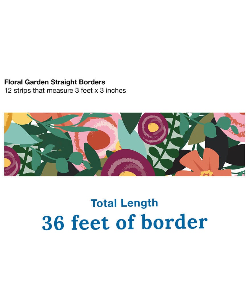 Grow Together Floral Garden Straight Borders