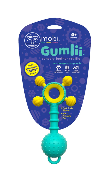 Gumlii Sensory Teether and Rattle