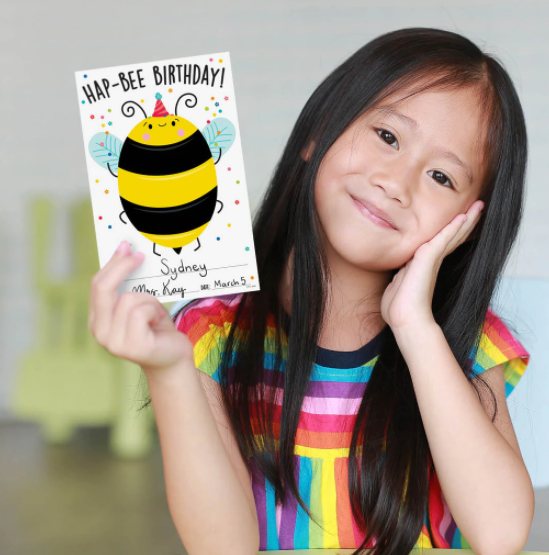 Hap Bee Birthday Busy Bees Awards