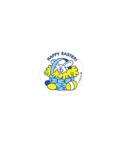 Happy EasterSweet Treat scent Retro Scratch n Sniff Stinky Stickers 24 ct