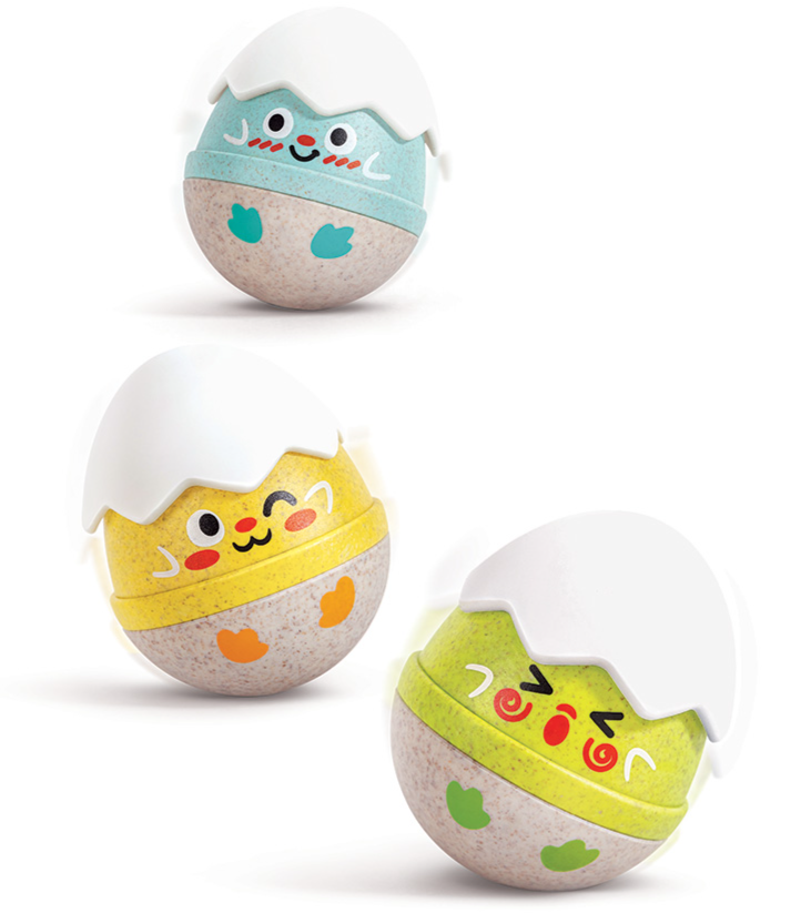 Happy Hatchlings Wobble Rattles by Hape