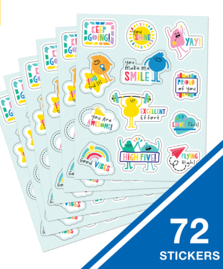 Happy Place Motivational Stickers