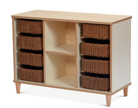 Home From Home Shallow Basket Tray Storage