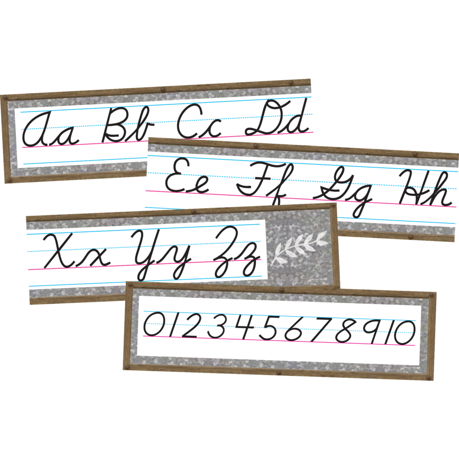 Home Sweet Classroom Cursive Mini Bulletin Board