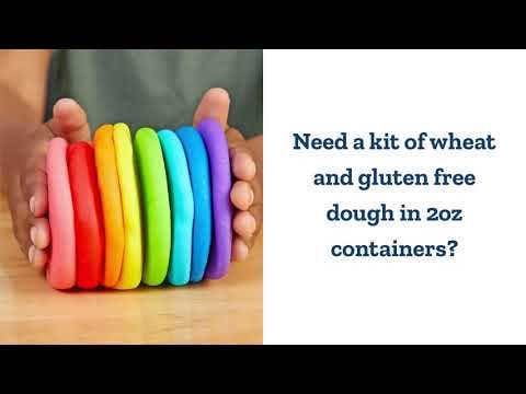 Colorations Wheat and Gluten Free Classic Dough 8 Colors 2oz