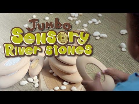 Jumbo Sensory River Stones