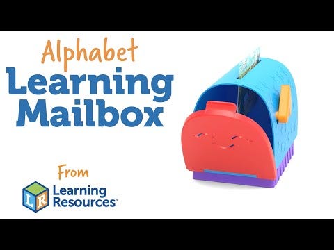 Alphabet Learning Mailbox