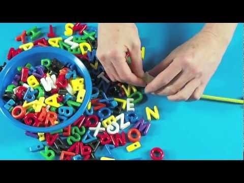 Manuscript Letter Beads 288 pack