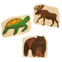 Indigenous Midi Floor Puzzle Set 3x12 piece