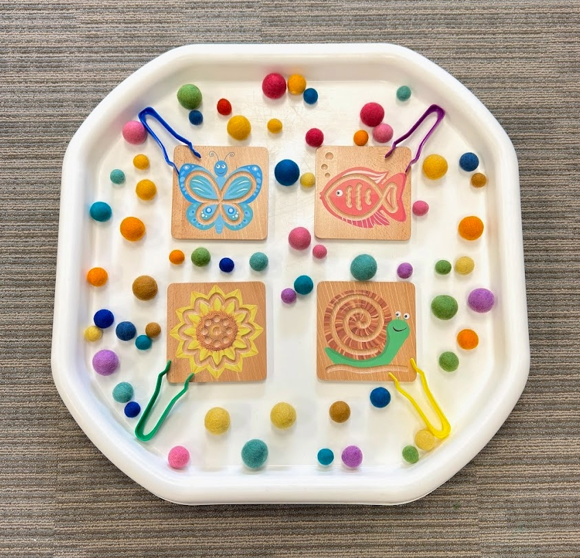 Rainbow Felt Bowls and Balls