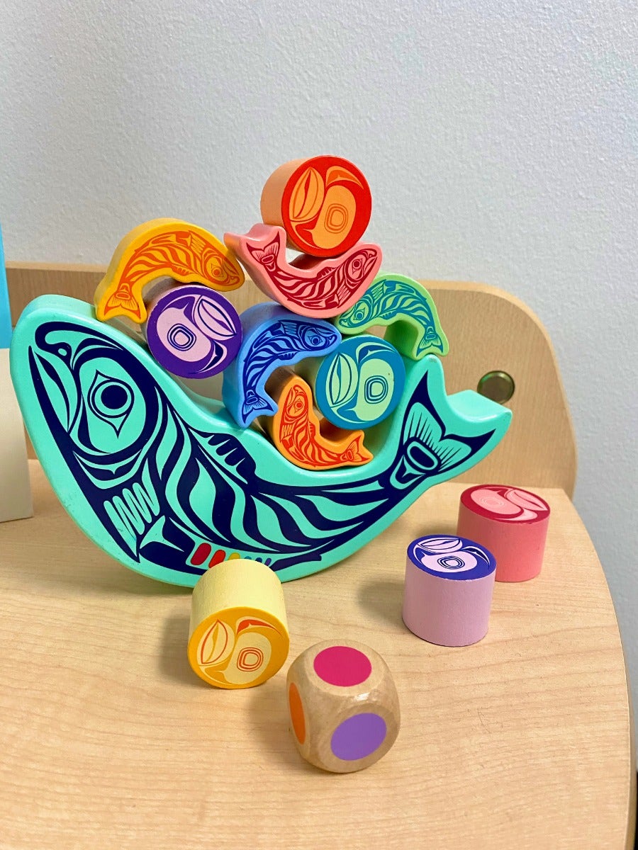 Balancing Game Salmon and Eggs