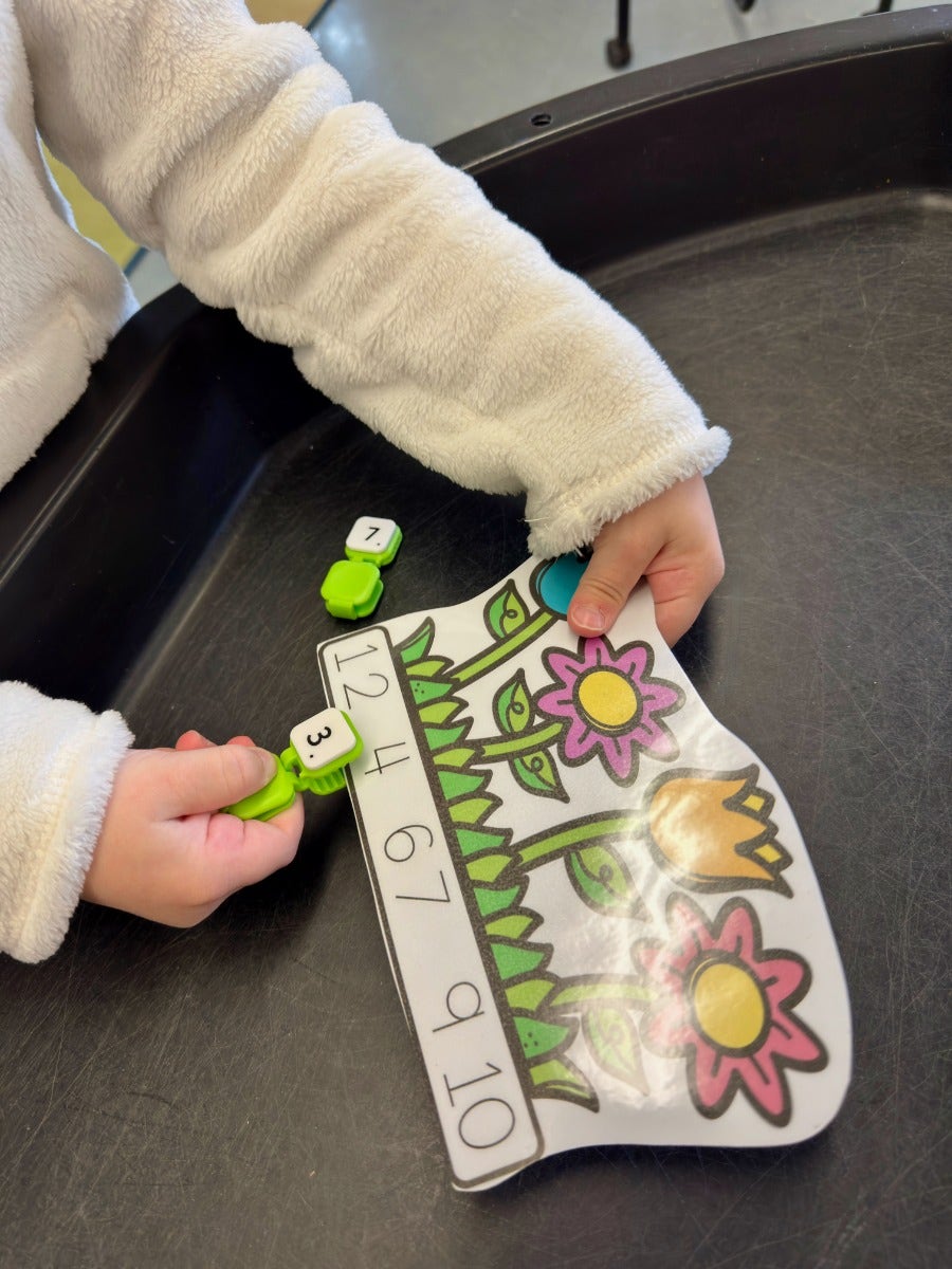 Learn My Numbers Fine Motor Clips