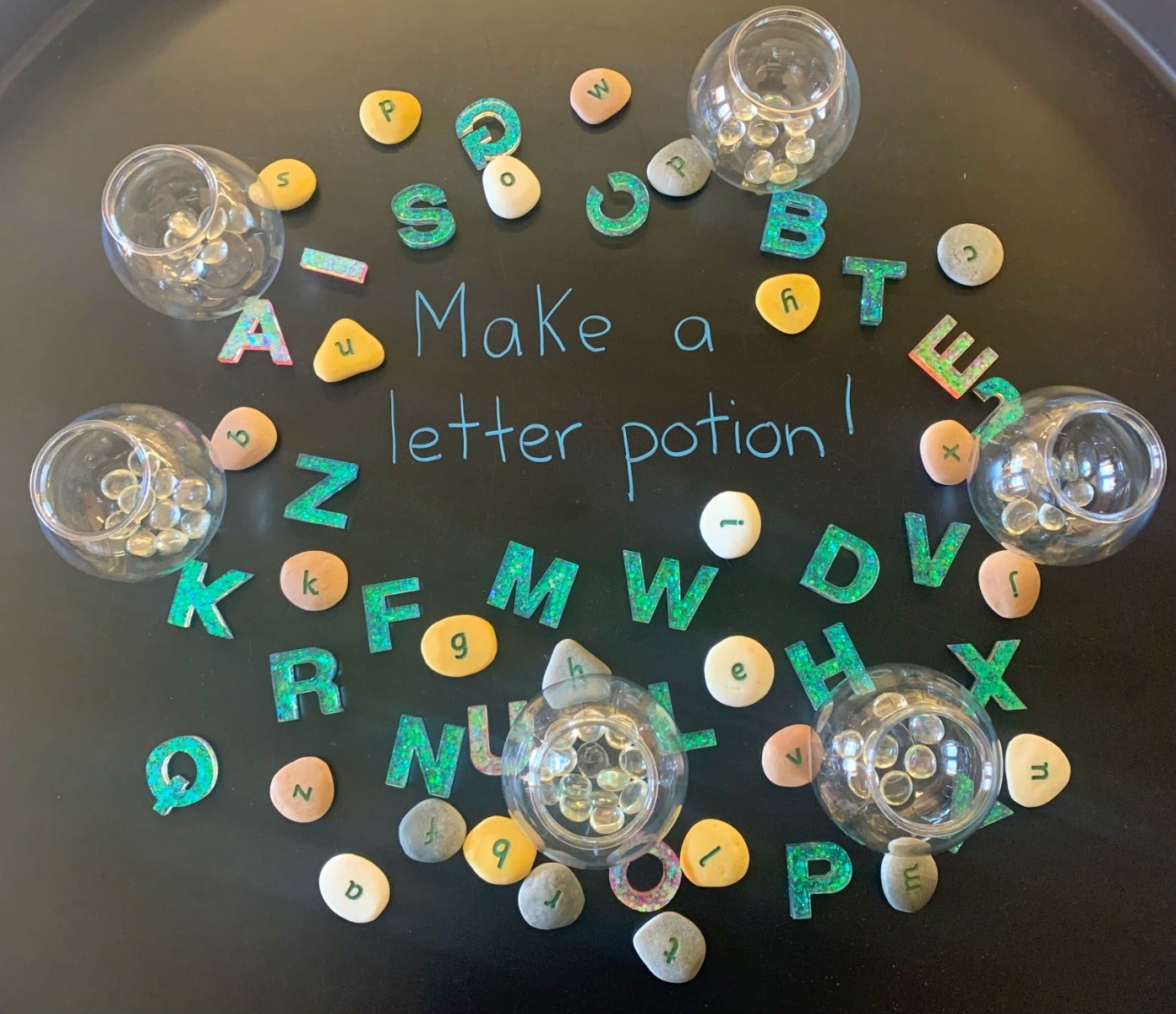 Lowercase Alphabet Pebble Set