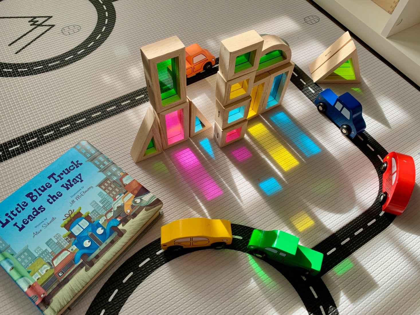 Wooden Cars and Trucks Set of 8