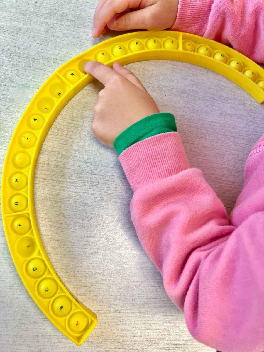 Alphabet Arc Bubble Board