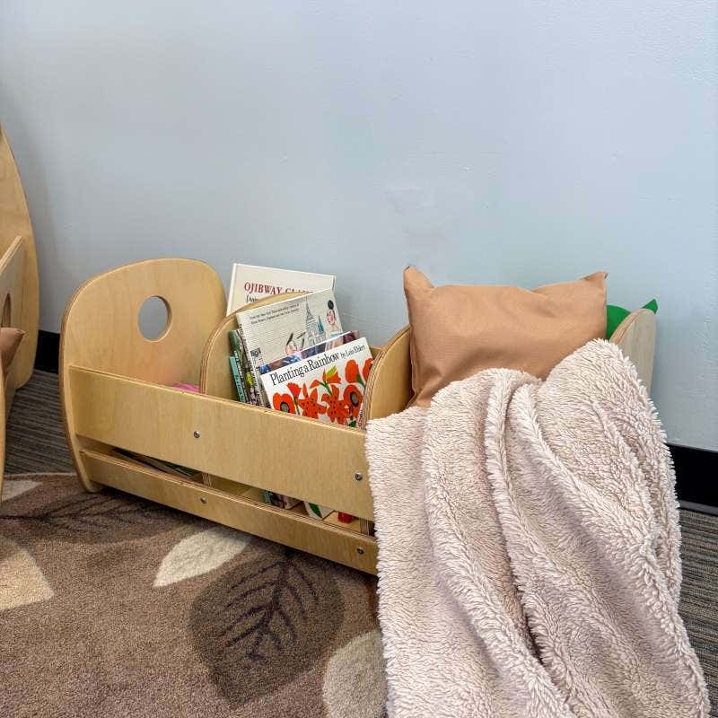 Woodlyn Open Top Low Book Browser 30.5inL x 14.25inH