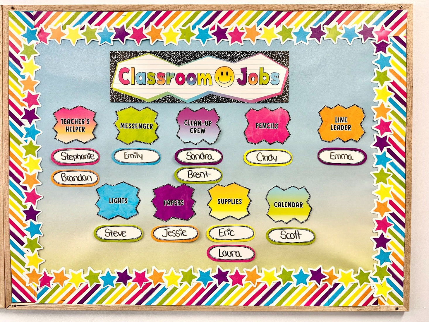 Brights 4Ever Classroom Jobs Mini Bulletin Board