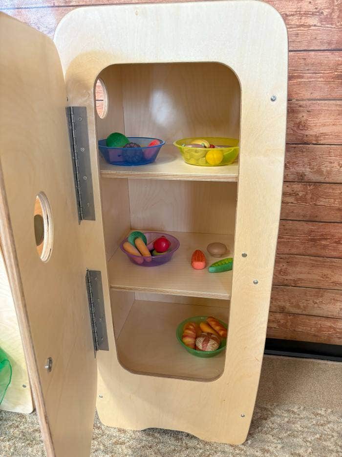 Woodlyn Kitchen Fridge for Preschoolers 15.5inL x 36inH